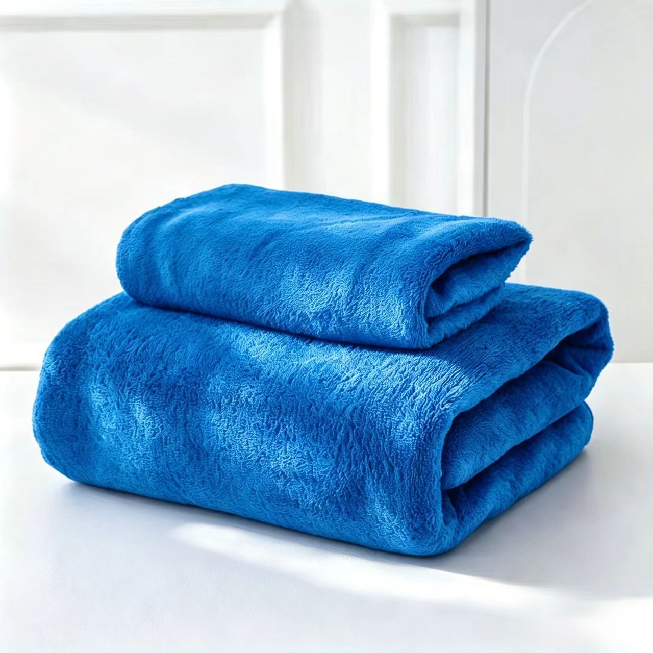 Coral Fleece Towel and Bath Towel Set