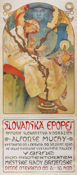 The Slav Epic 1930 exhibition poster 1930
