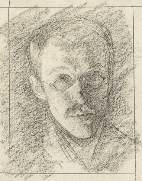 Zelfportret van Jan Veth c 1889