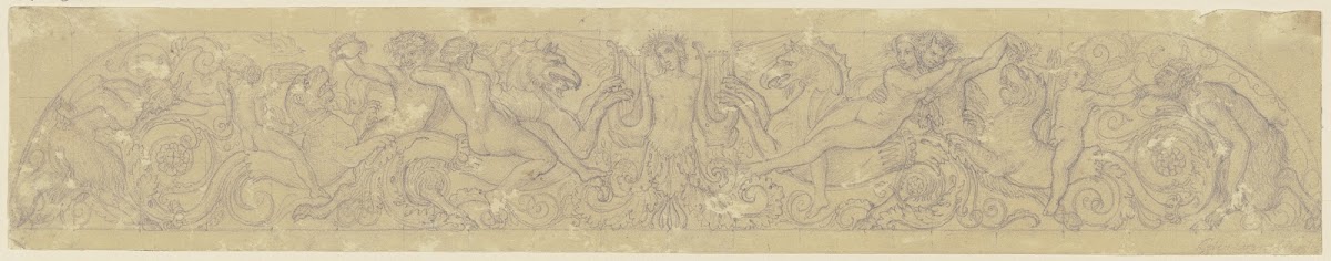 Nymphen und Satyrn auf Fabeltieren ca 1819 1820
