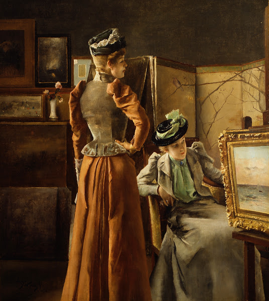 Looking at a Painting 1891