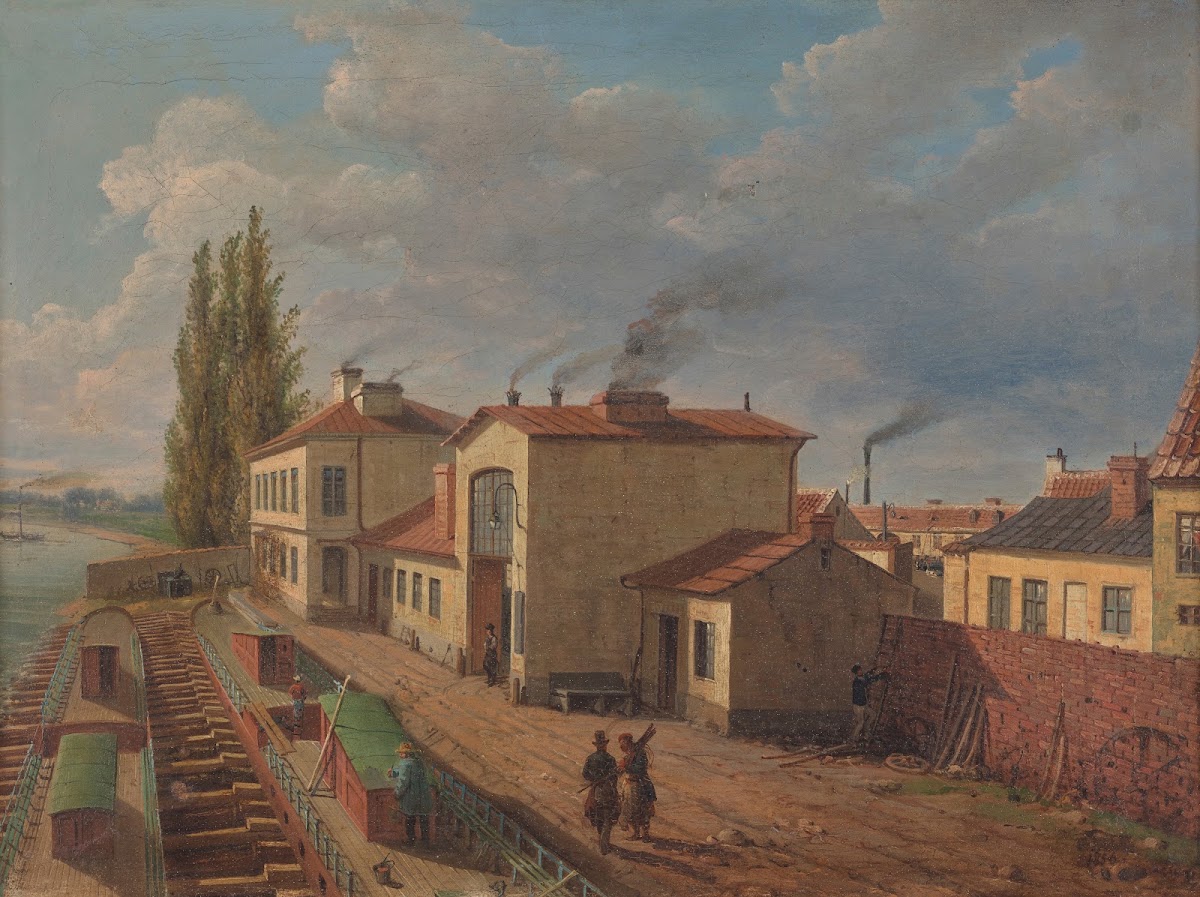 Warsztaty ŻEglugi Parowej Na Solcu W Warszawie 1856