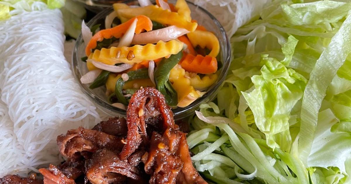 Dạ dày nướng ngũ vị