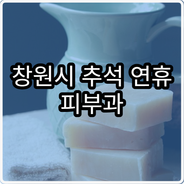 창원시 추석 연휴 피부과 진료 병원 한눈에 알아보기