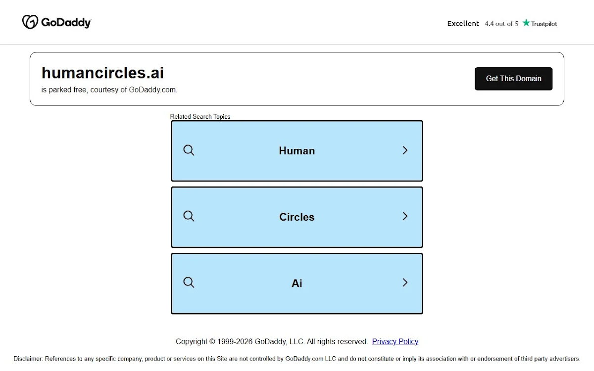 Captura de HumanCircles.AI