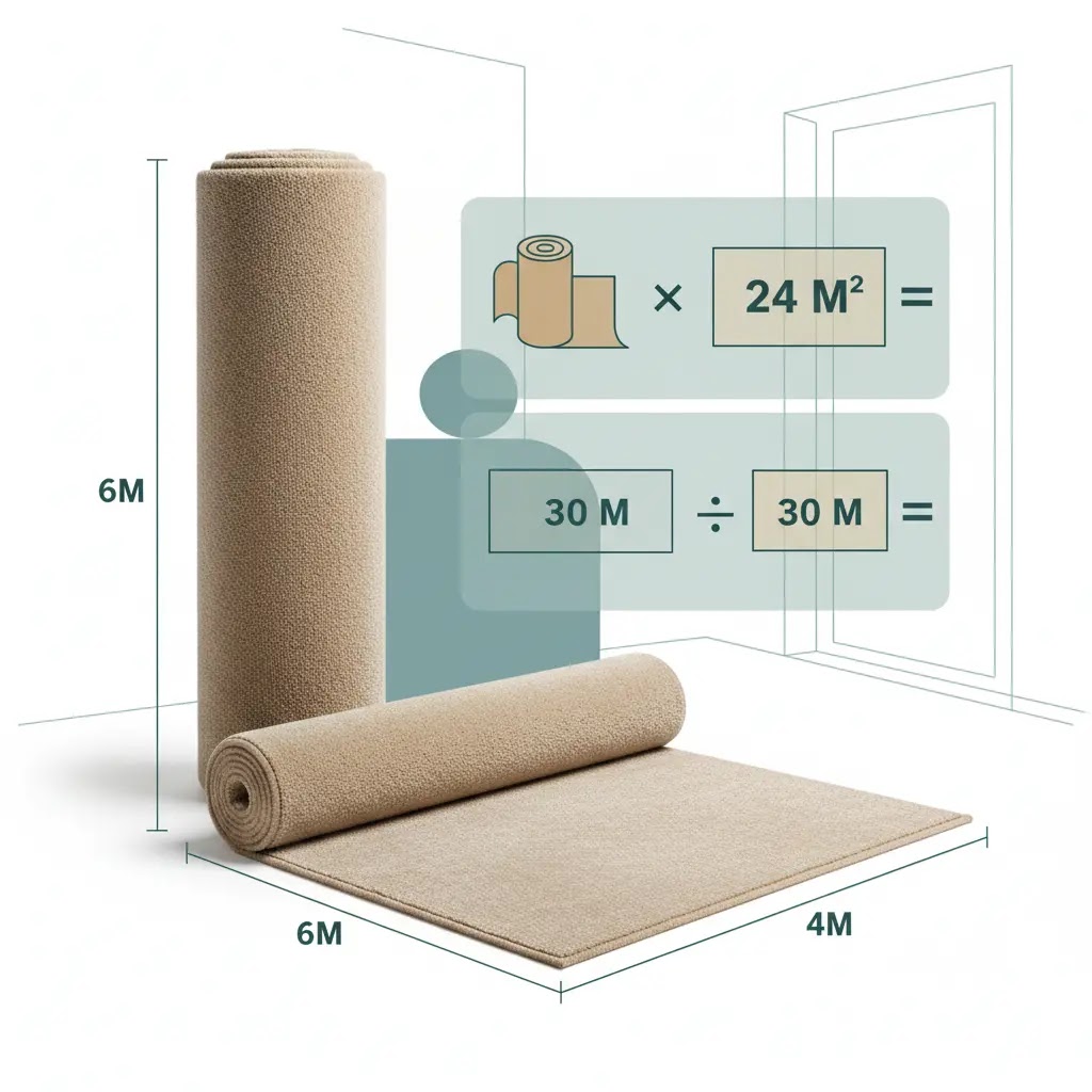 Panjang 1 Roll Karpet dan Cara Menghitung Kebutuhan