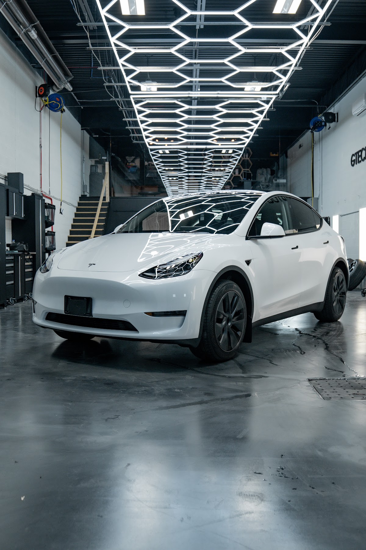 Tesla Model Y front three-quarter at ZAutoCare
