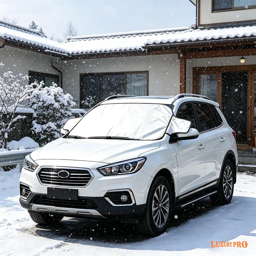 Car Front Windshield Snow Cover