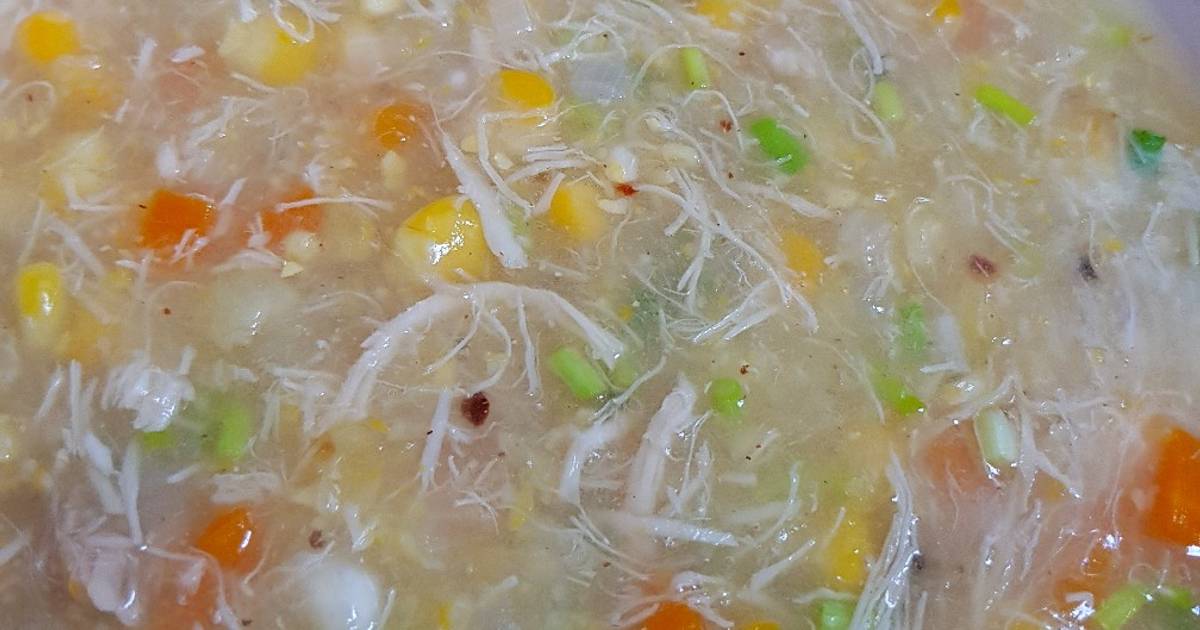 Soup gà ngô ngọt