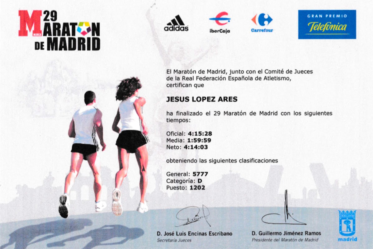 Diploma de MAPOMA MADRID