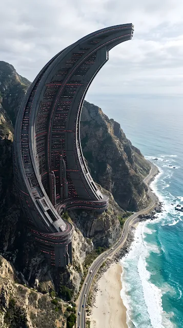 Glowing Blue DNA Helix Molecular Art