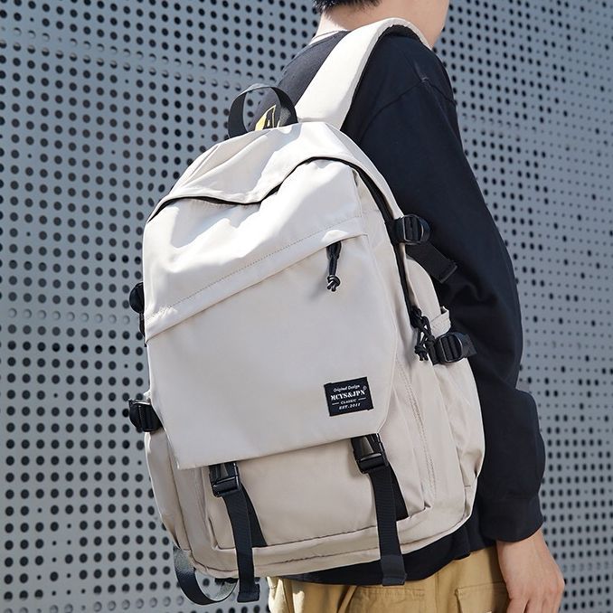 Large Oxford fabric backpack, 36–55 L, waterproof
