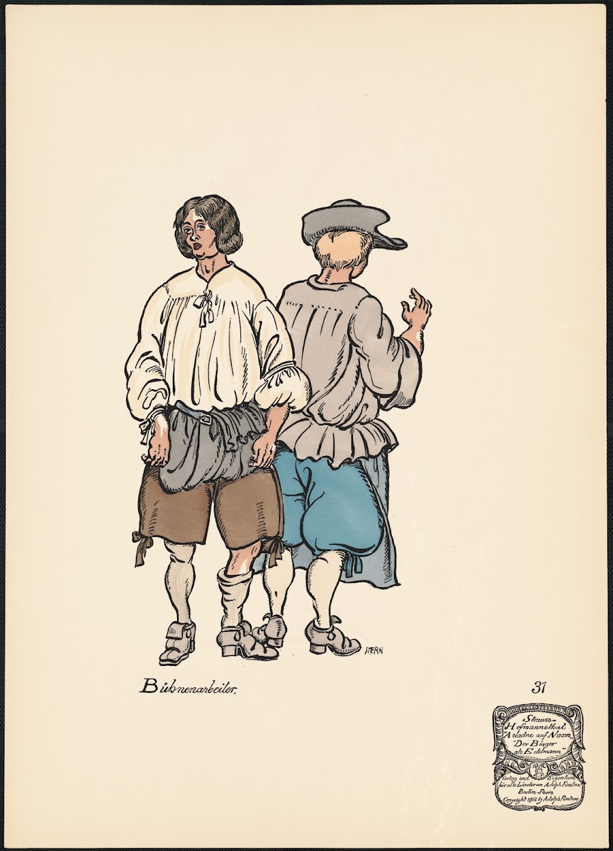 Bühnenarbeiter 1912