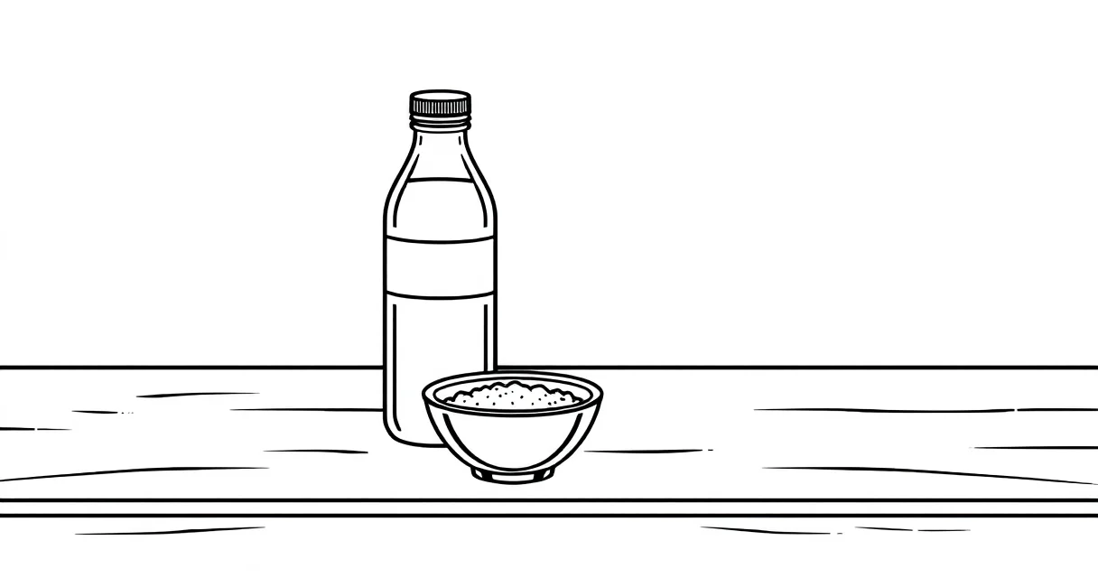 땀 많이 흘릴때 전해질 보충 방법 — 땀 많이 흘릴 때 물만 마시면 위험? 전해질 보충법 일러스트