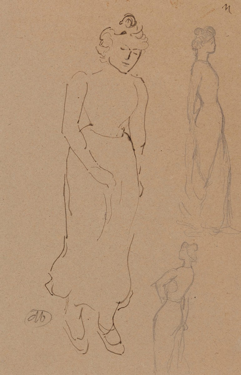 Etude de femme debout