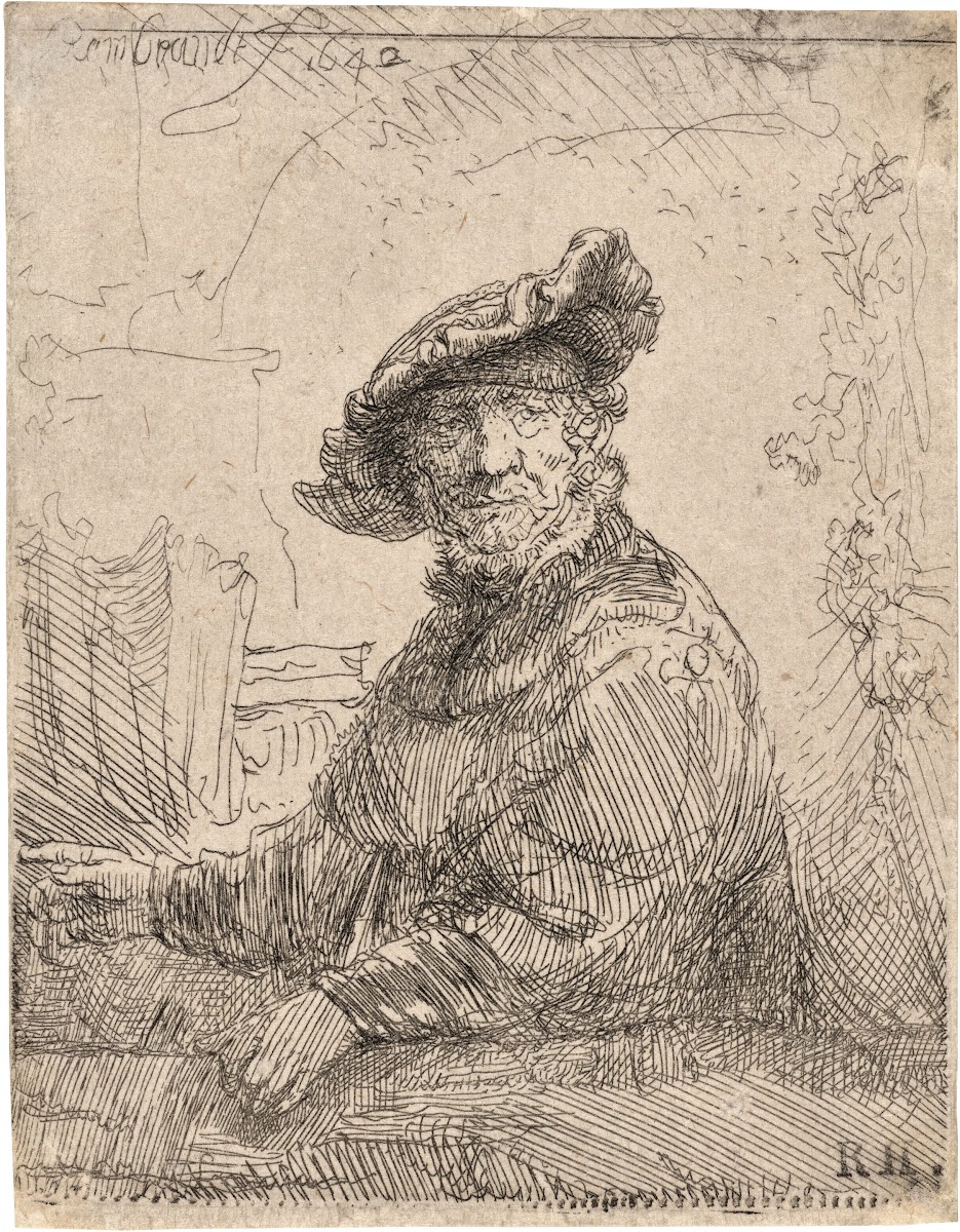 Man in an Arbour 1642