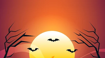 Helloween, Illustration, Animation, Painting, Drawing Full HD iPhone Wallpaper Background