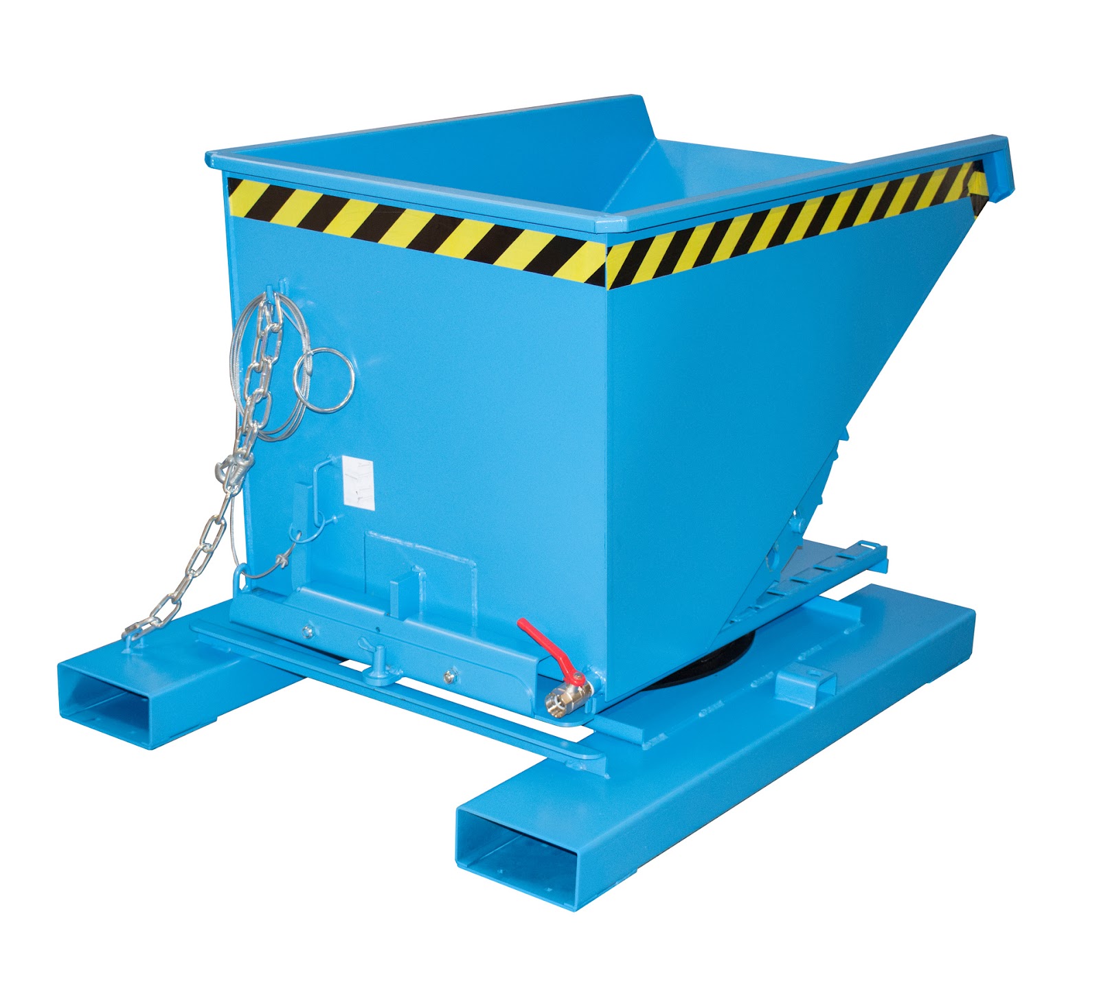Spaander-kiepcontainer S3S 300, gelakt, Lichtblauw