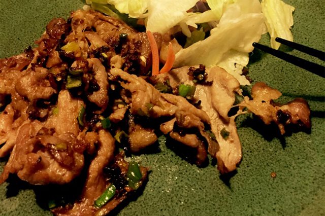 Thịt Ba Chỉ Xào Tỏi