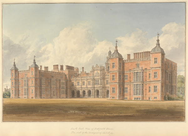 South East View of Hatfield House The Seat of the Marquis of Salisbury 1812