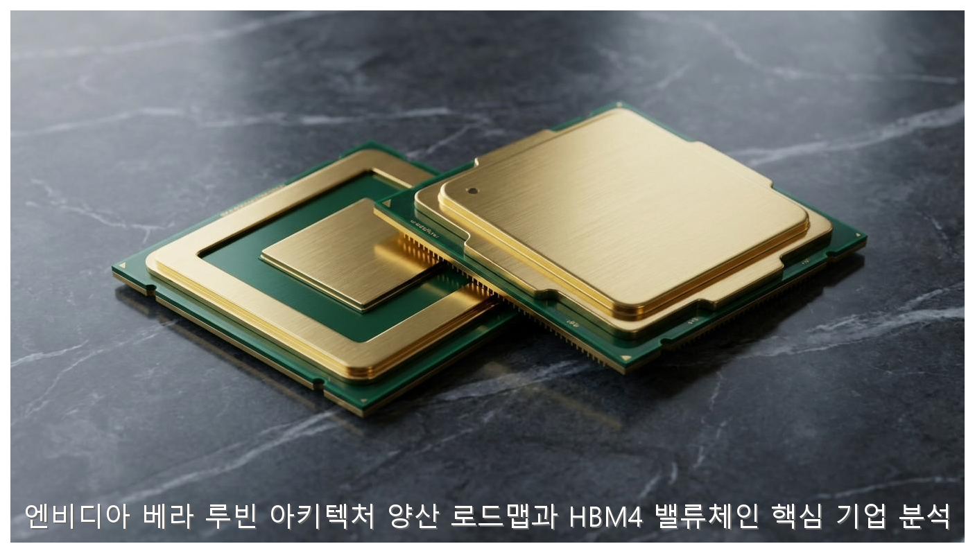 엔비디아 베라 루빈 아키텍처 양산 로드맵과 HBM4 밸류체인 핵심 기업 분석 핵심 안내 및 분석 인포그래픽 (3)