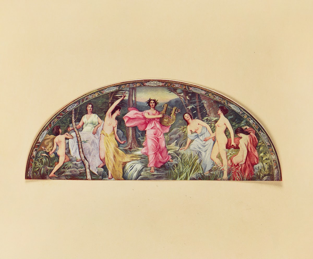 The Muse of Lyric Poetry After Henry Oliver Walker 1902