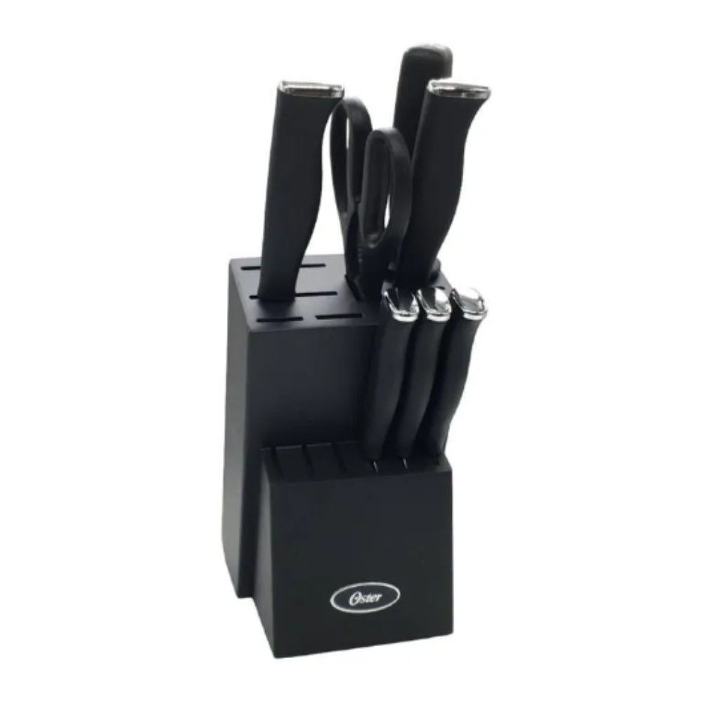 Cuchillos de acero inoxidable Oster™ Langmore con base