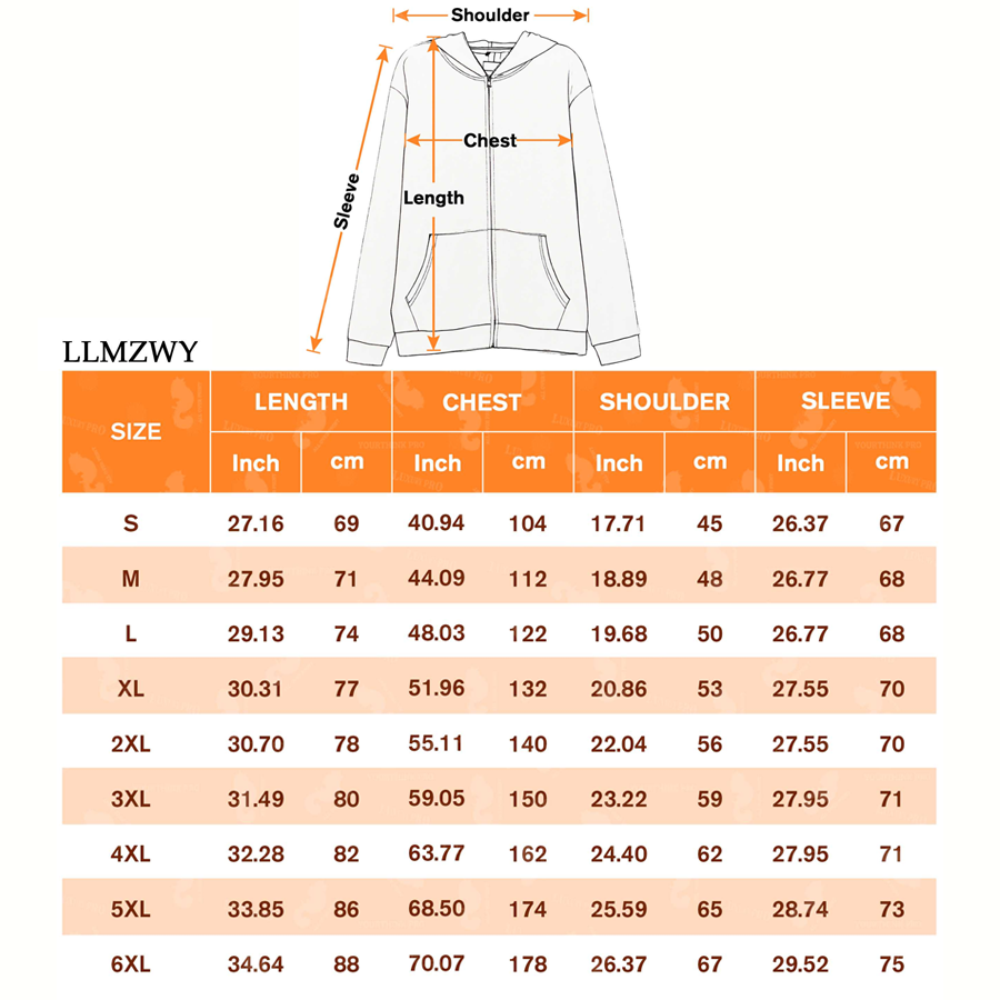 AOP Full Zip Hoodie