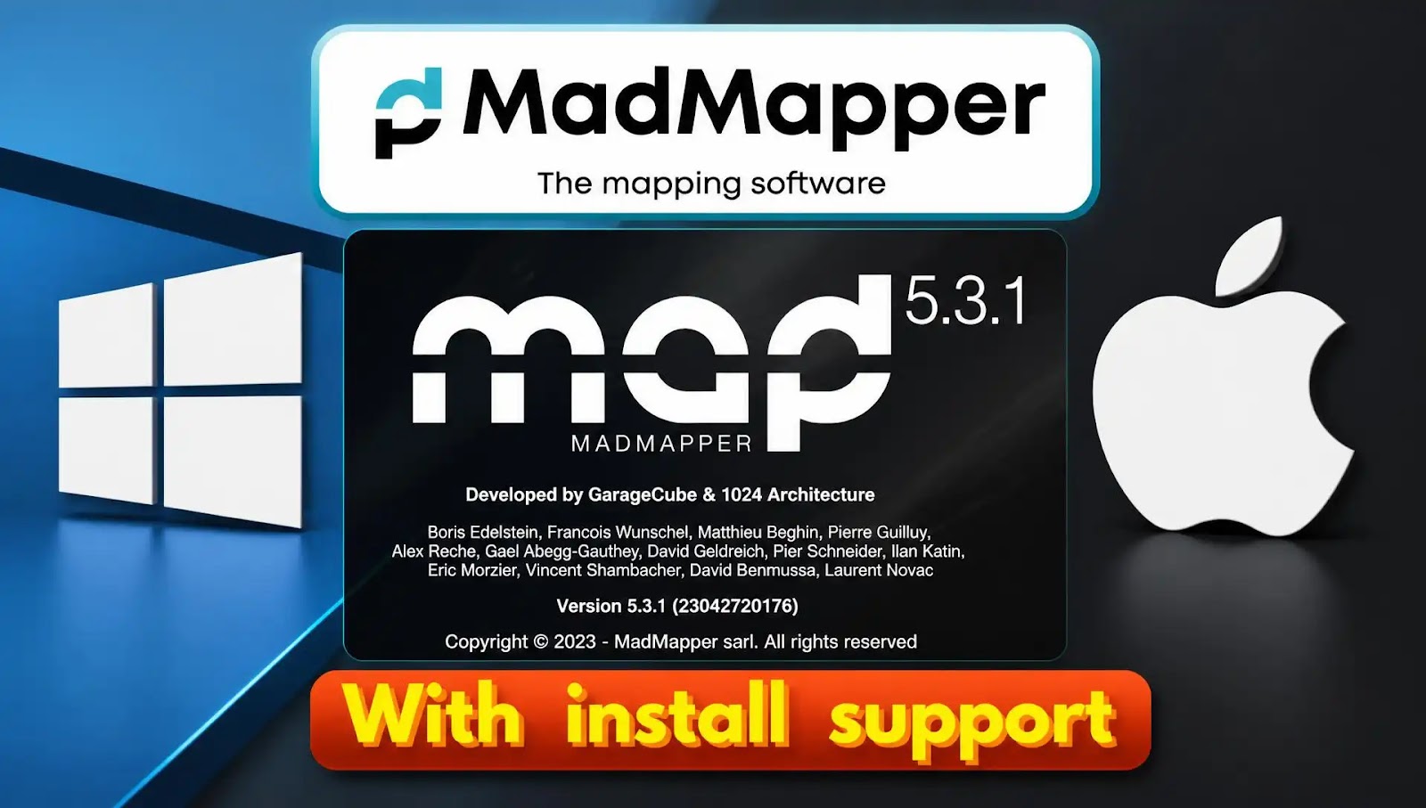 MadMapper 2026 Download | Windows & macOS Tahoe Setup & Live Show Support app thumbnail
