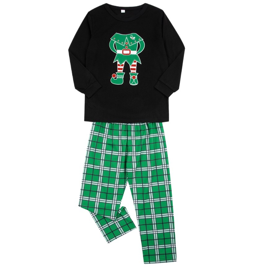 Christmas Pajama Set for the Family with Letter Design