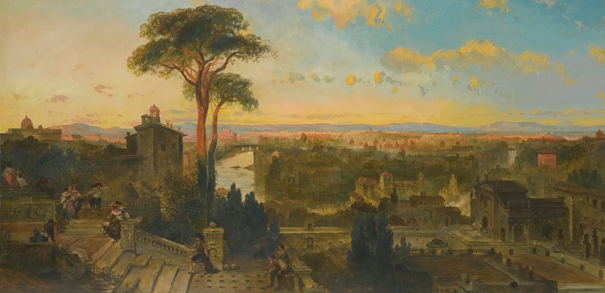 View Of Rome From The Convent Of San Onofrio 1861