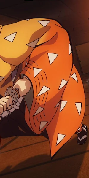 Zenitsu Agatsuma Post Fight Scene Full HD Wallpaper Background