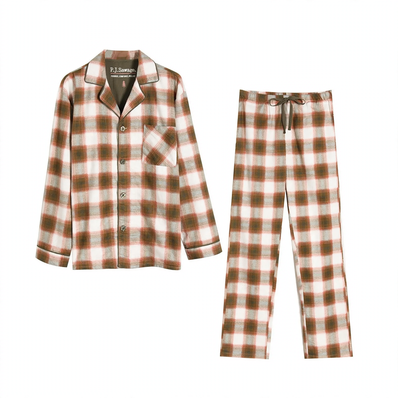 Men's Loungewear Set, insulated, brushed on both sides