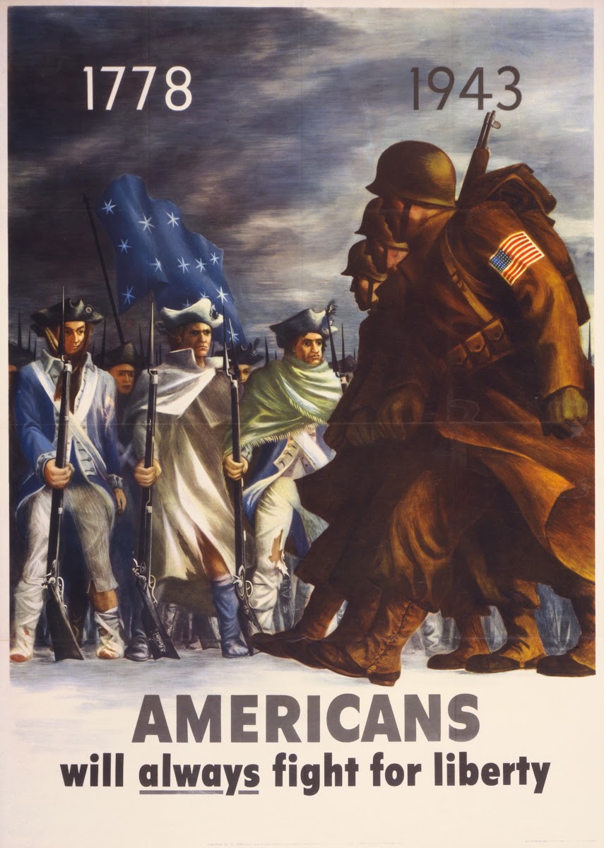 Americans Will Always Fight For Liberty 1943