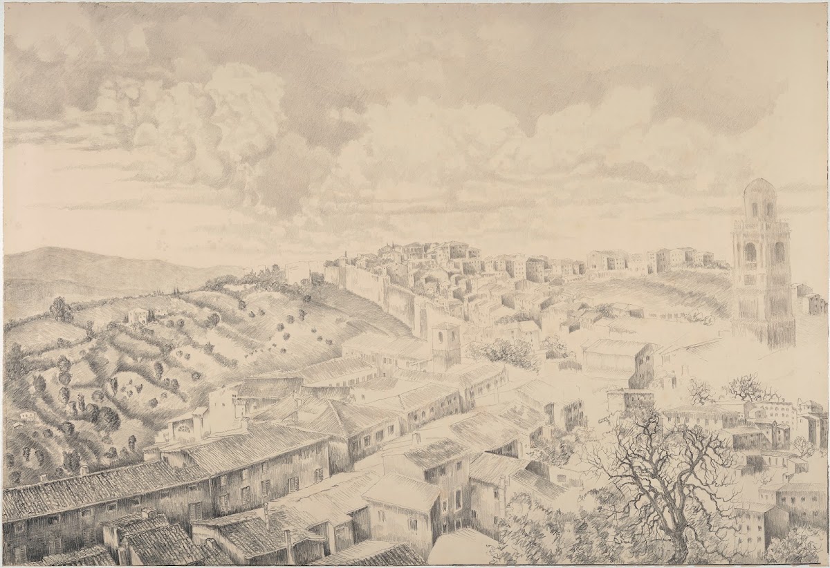 Rooftops in Perugia 1933