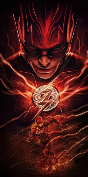 Flash, Superhero, DC, Speedster 4K iPhone Wallpaper Background