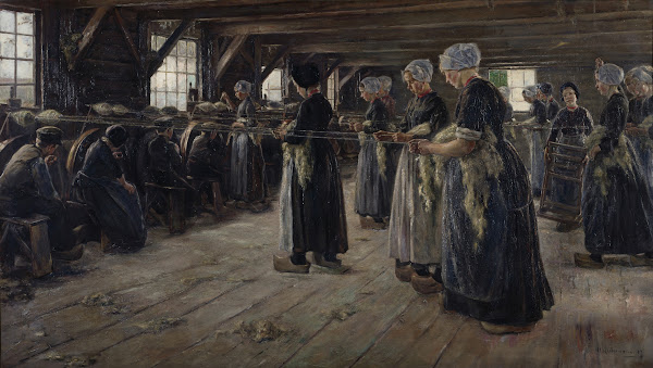 The Flax Barn at Laren 1887