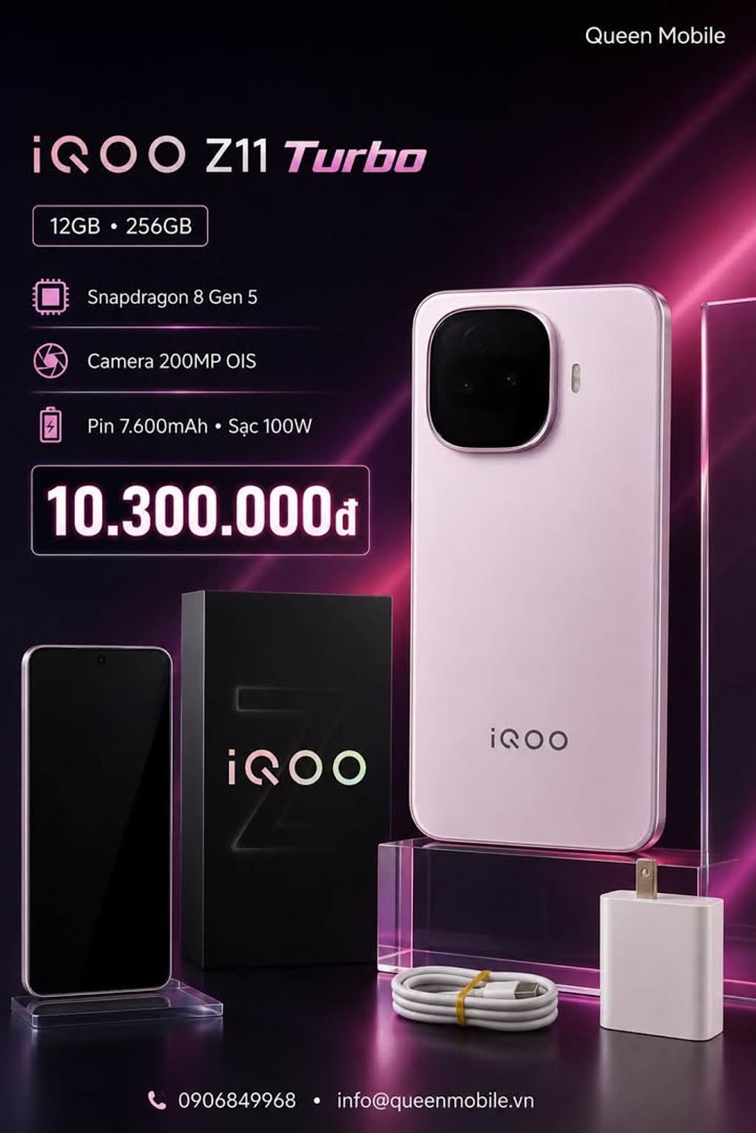 12GB/256GB – SNAPDRAGON 8 GEN 5, 200MP CAMERA, 7,600mAh BATTERY

Only 10,300,000 V...