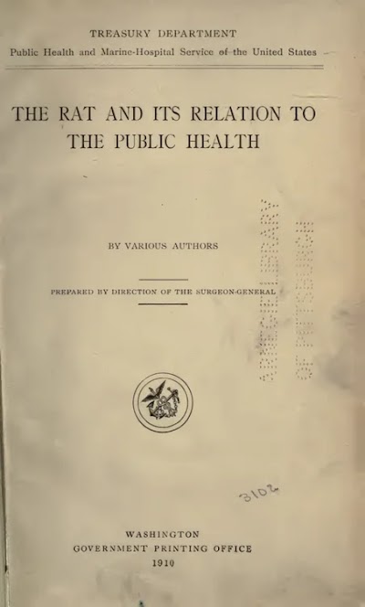the rat and its relation to the public health 1910