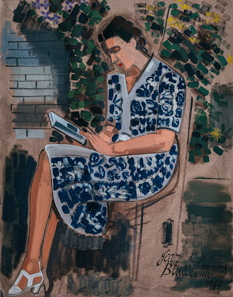 Jeune femme lisant 1944