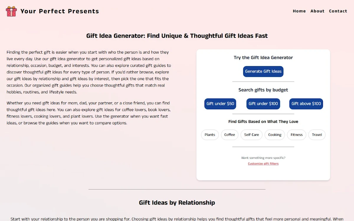 Captura de Your perfect presents