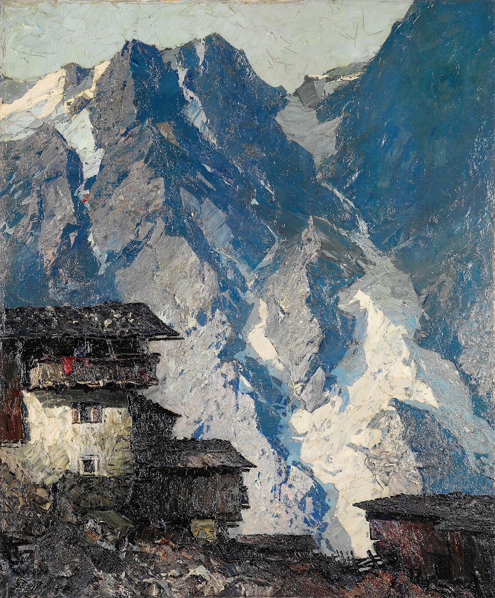 Berghof vor Gletscherlandschaft between 1930 and 1932