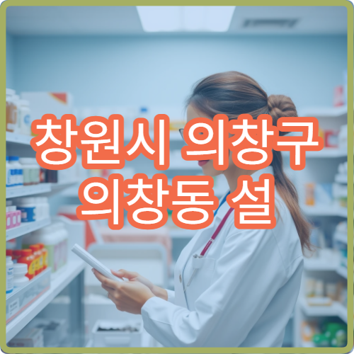 창원시 의창구 의창동 설 연휴 휴일 당직약국 오픈 정보 정리