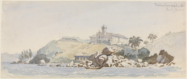 Die Ilha do buon Jesus bei Rio de Janeiro 1861