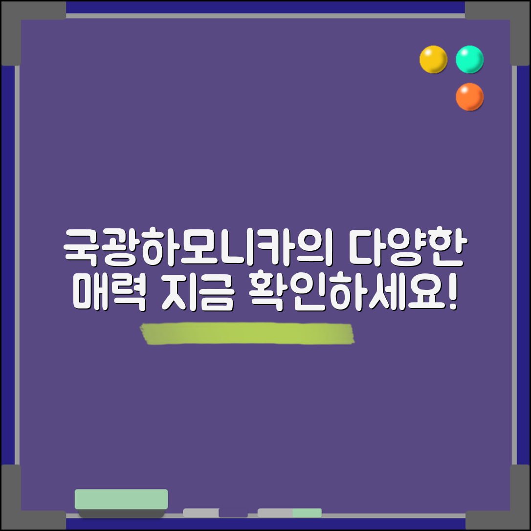 놀라운 국광하모니카의 다양한 매력 공개!