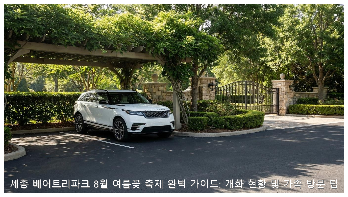 세종 베어트리파크 8월 여름꽃 축제 완벽 가이드: 개화 현황 및 가족 방문 팁 핵심 안내 및 분석 인포그래픽 (3)