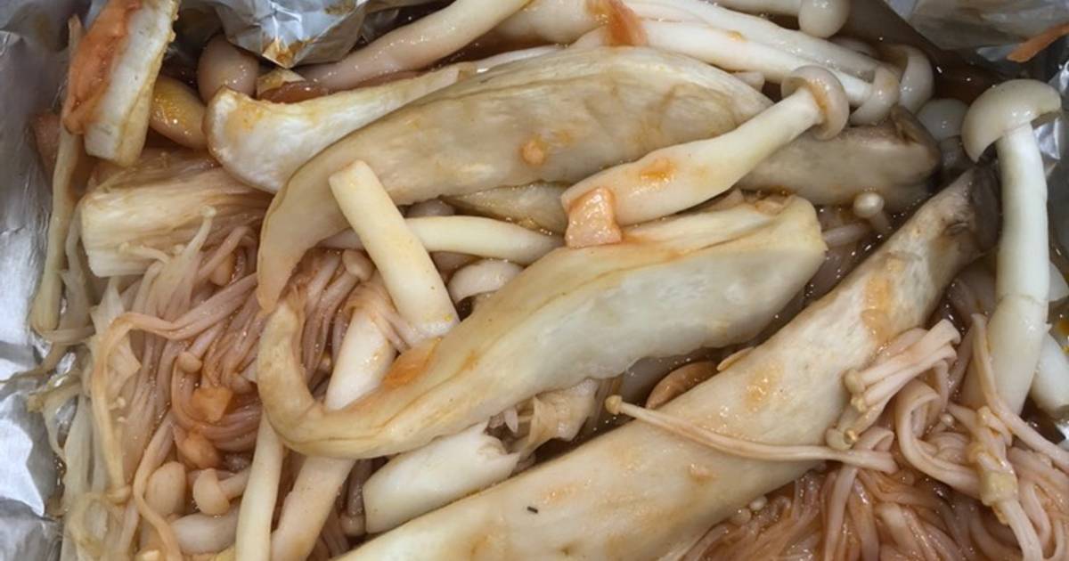 Nấm nướng giấy bạc