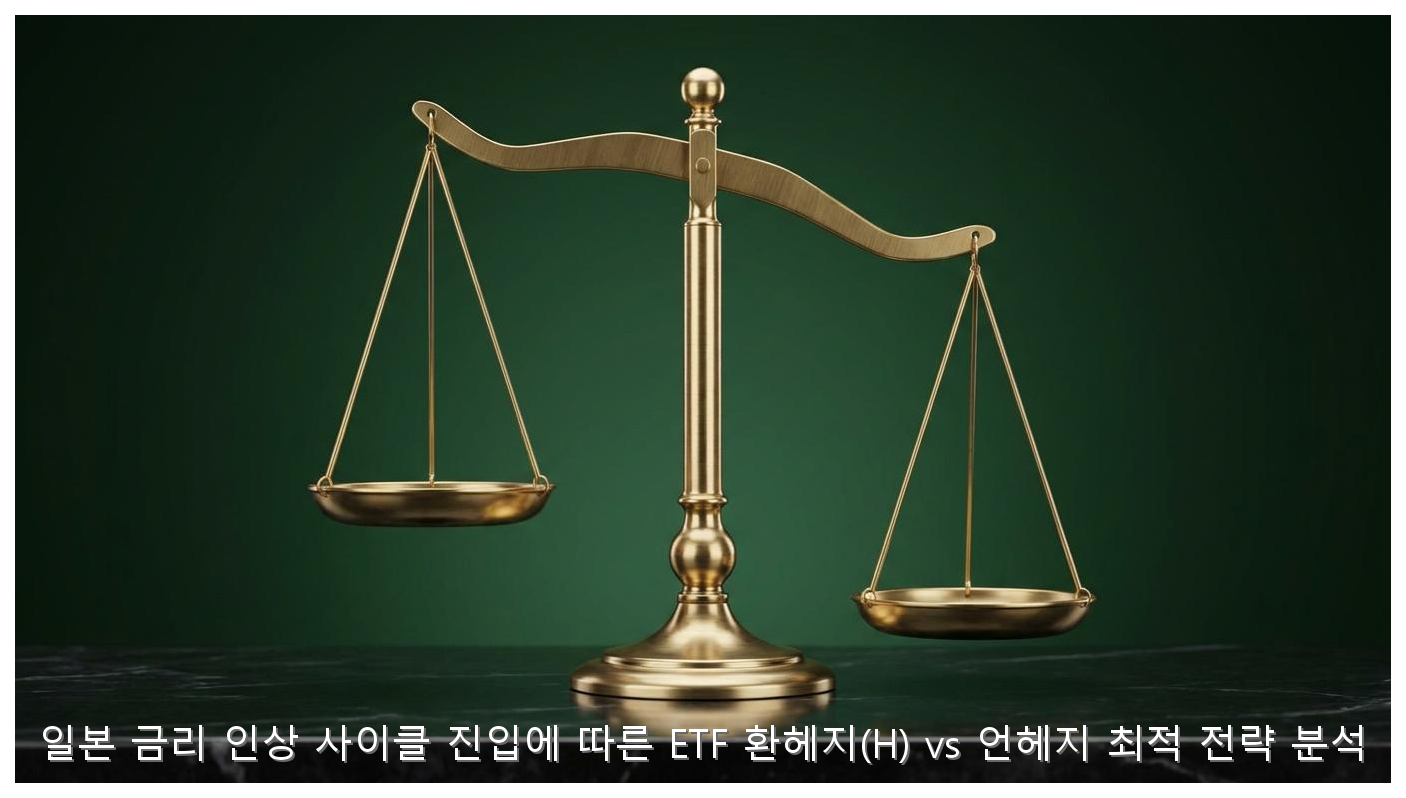일본 금리 인상기 ETF 환헤지 필승 전략 핵심 안내 및 분석 인포그래픽 (3)