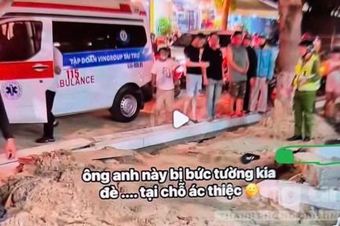 Thương tâm công nhân thi công trên đường phố bị tường đổ đè tử vong - Công An TP.HCM