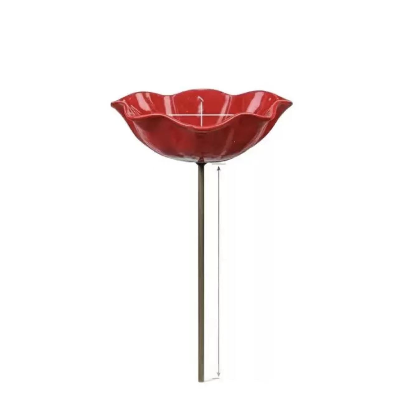 Handcrafted Metal Flower Feeder